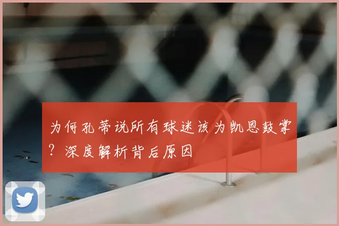 为何孔蒂说所有球迷该为凯恩鼓掌？深度解析背后原因